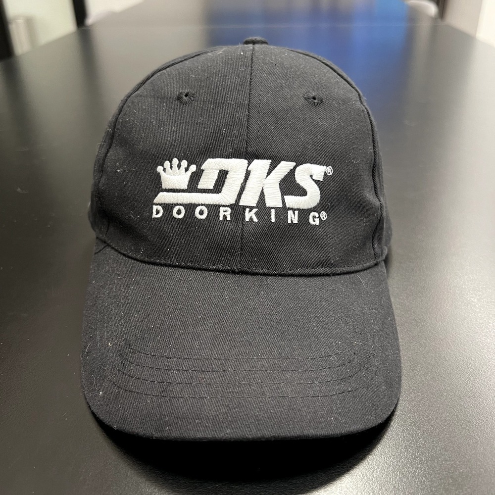 Dks Door King Strap Back Black Baseball Hat Cap Adjustable Dad Hat Embroidered